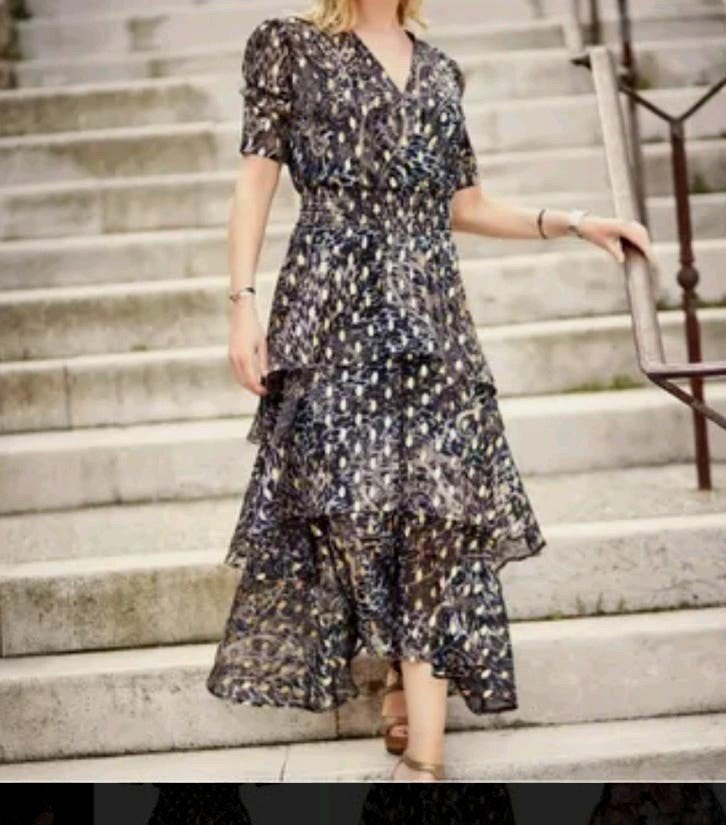 Prachtige jurk ladress la dress mt l Naomi, Overige kleuren, Verzenden, Maat 42/44 (L), Zo goed als nieuw