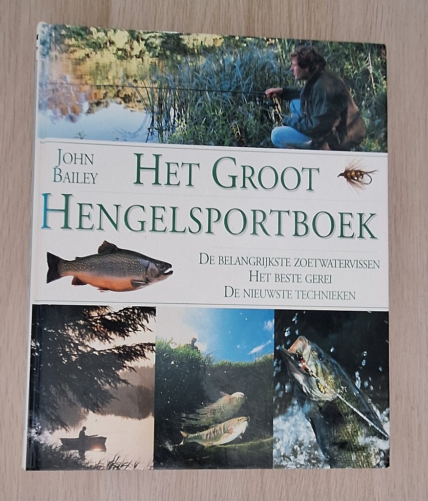 Het groot hengelsportboek van John Bailey, Watersport en Boten, Ophalen of Verzenden, Zo goed als nieuw, Boek of Tijdschrift