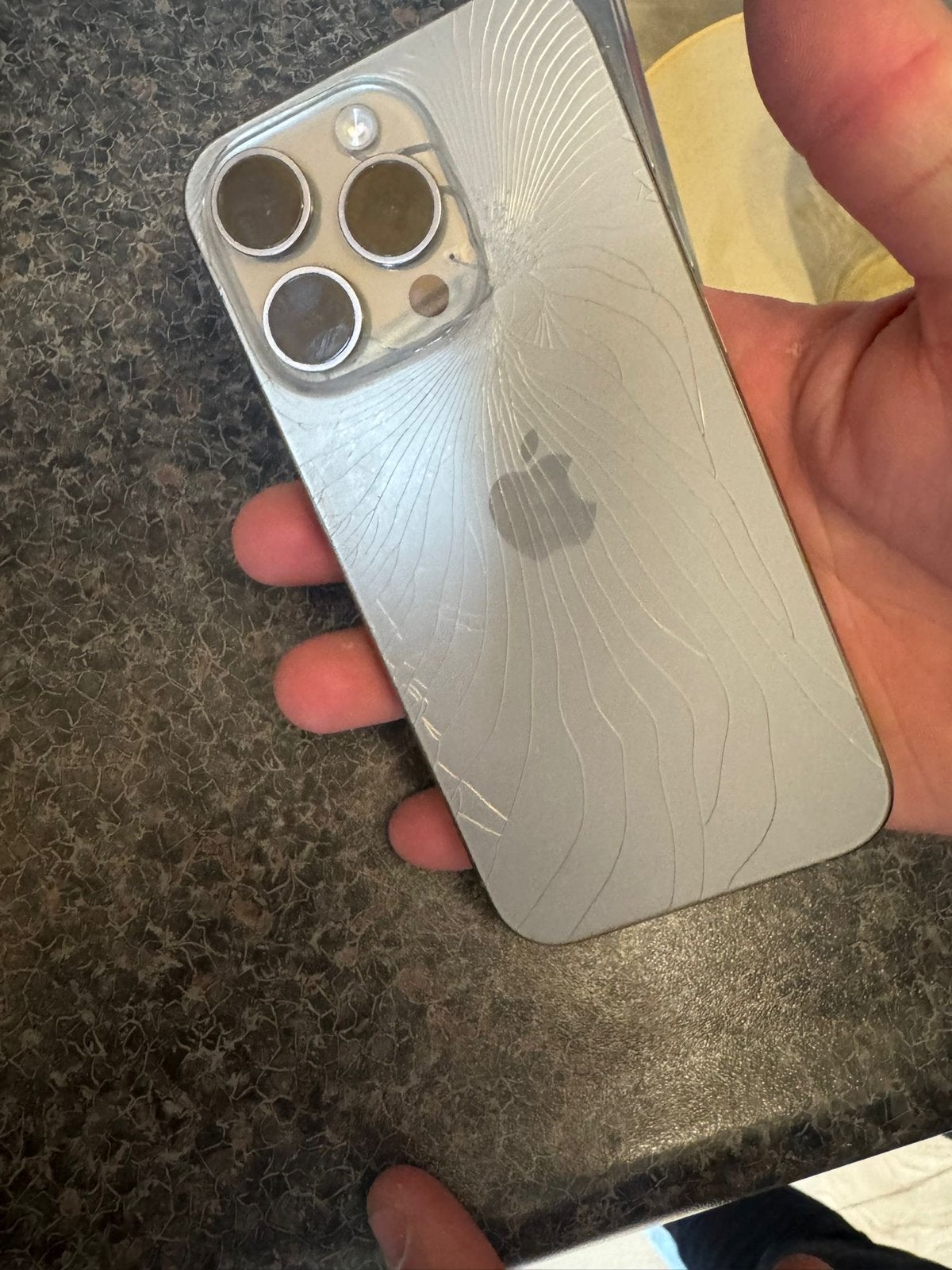 iPhone 15 pro, Telecommunicatie, Mobiele telefoons | Apple iPhone, Niet werkend, 128 GB, iPhone 15 Pro, Zilver, Ophalen of Verzenden