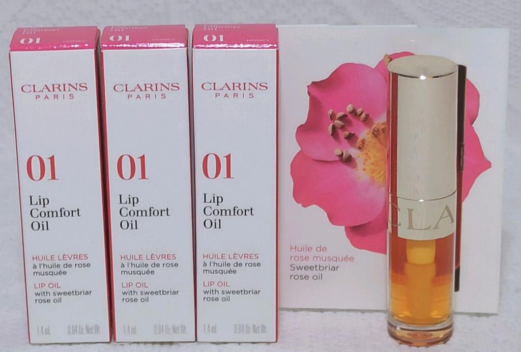Clarins Lip Comfort Oil 01 Honey, Verzenden, Nieuw, Lippen, Make-up