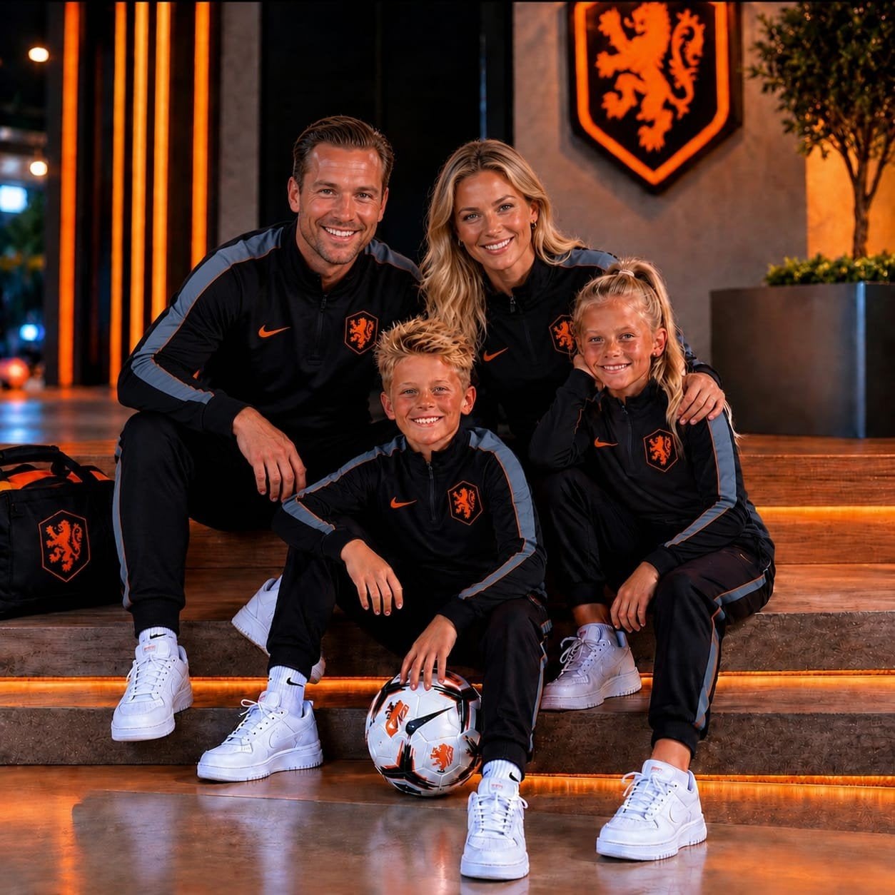 Oranje Trainingspak KNVB - Diverse Maten Beschikbaar, Zwart, Nieuw, Overige maten, Ophalen of Verzenden