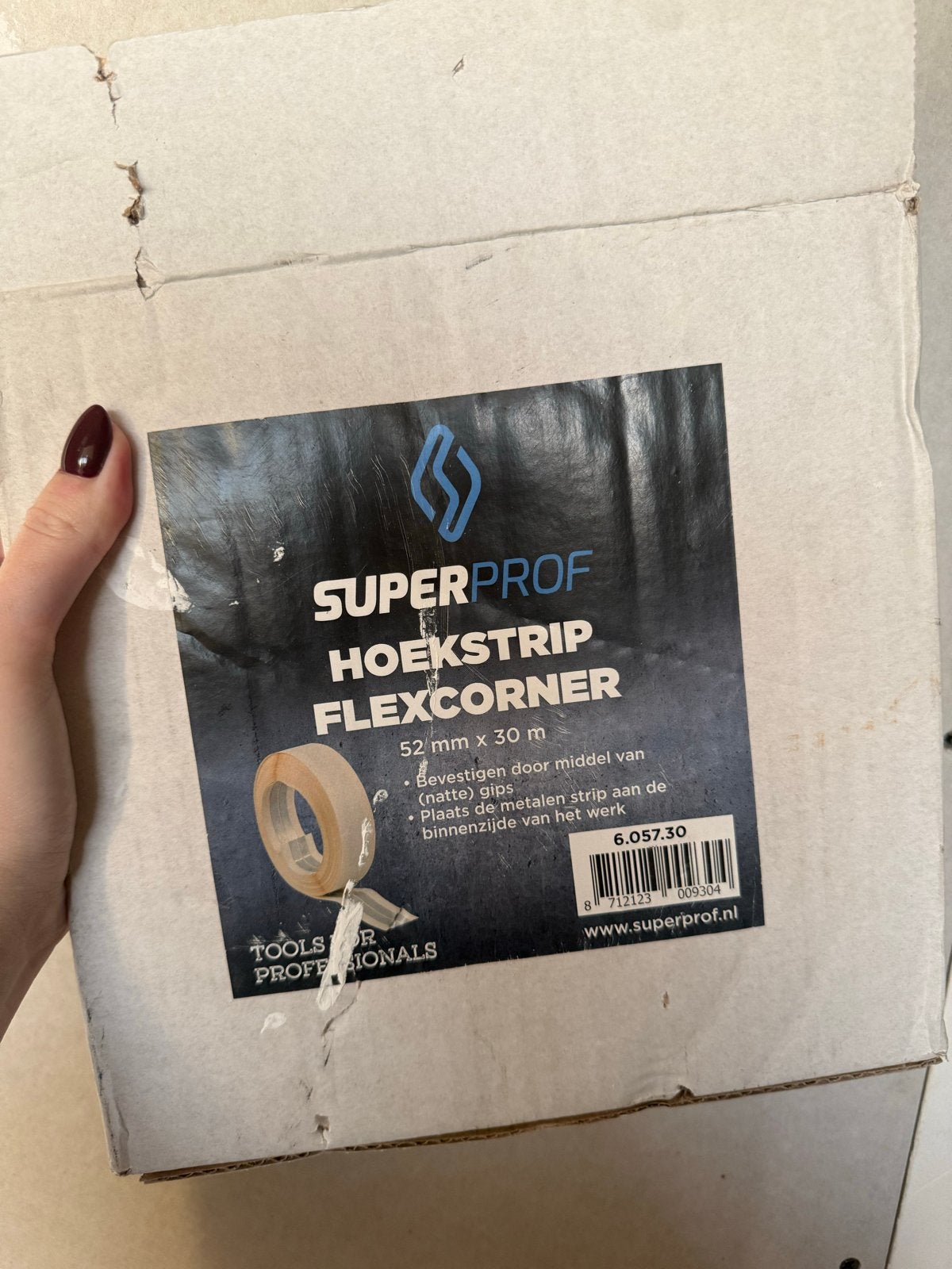 Hoekstrip Flexcorner 20 meter - Superprof, Ophalen of Verzenden, Nieuw, Overige materialen, Overige typen