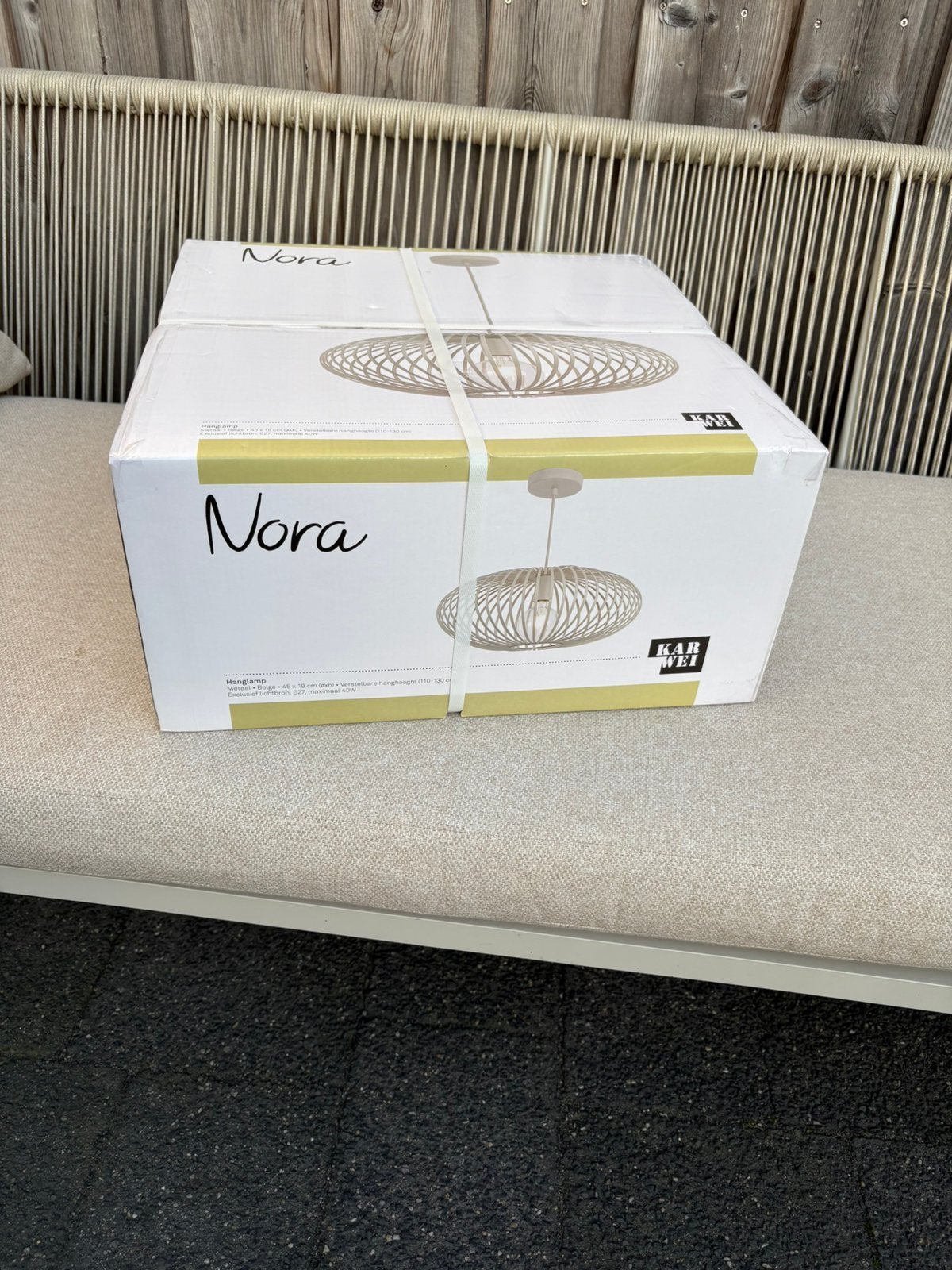 Lamp Nora (Karwei) - nieuw in doos, Ophalen, Geschikt voor plafondmontage, Overige merken, Nieuw