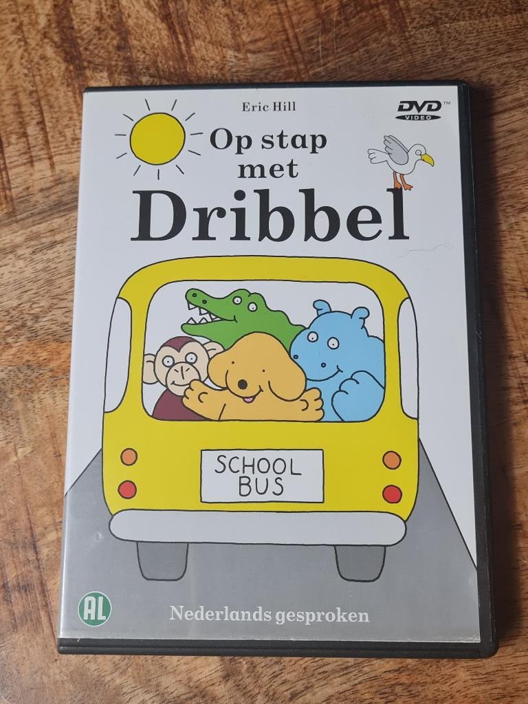 DVD Dribbel - Op Stap met Dribbel NL, Avontuur, Alle leeftijden, Ophalen of Verzenden, Zo goed als nieuw