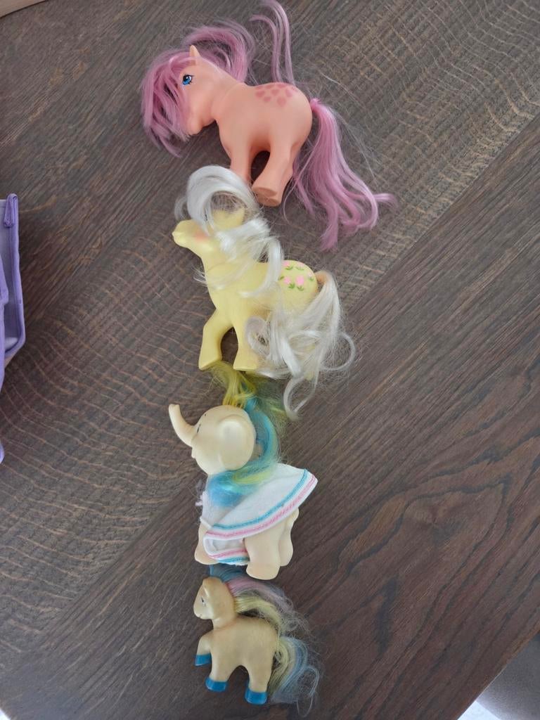 My Little Pony G1 Zoldervondst Tas met Pony's & Accessoires, Ophalen of Verzenden, Gebruikt
