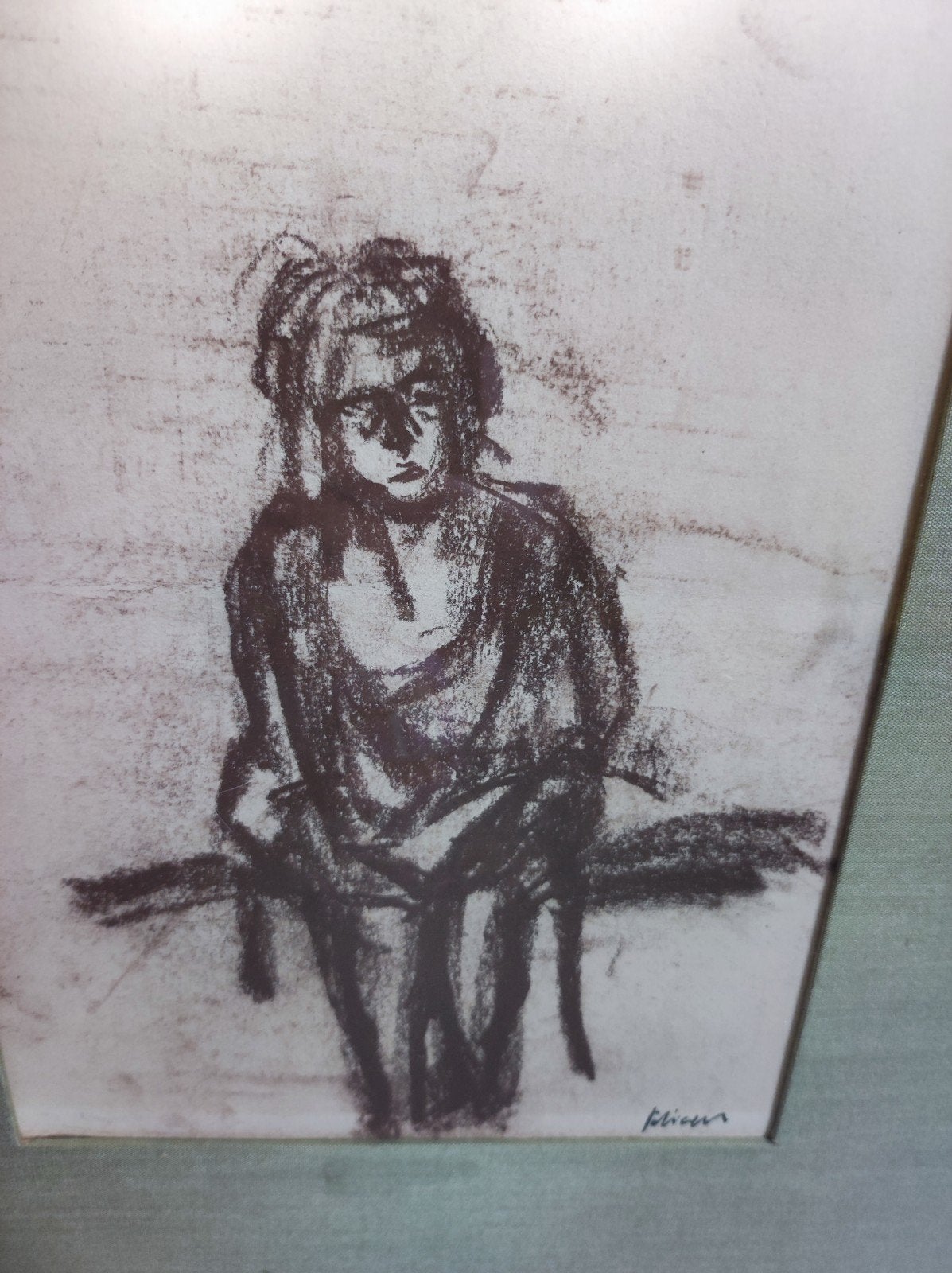 Houtskool tekening, Ophalen of Verzenden