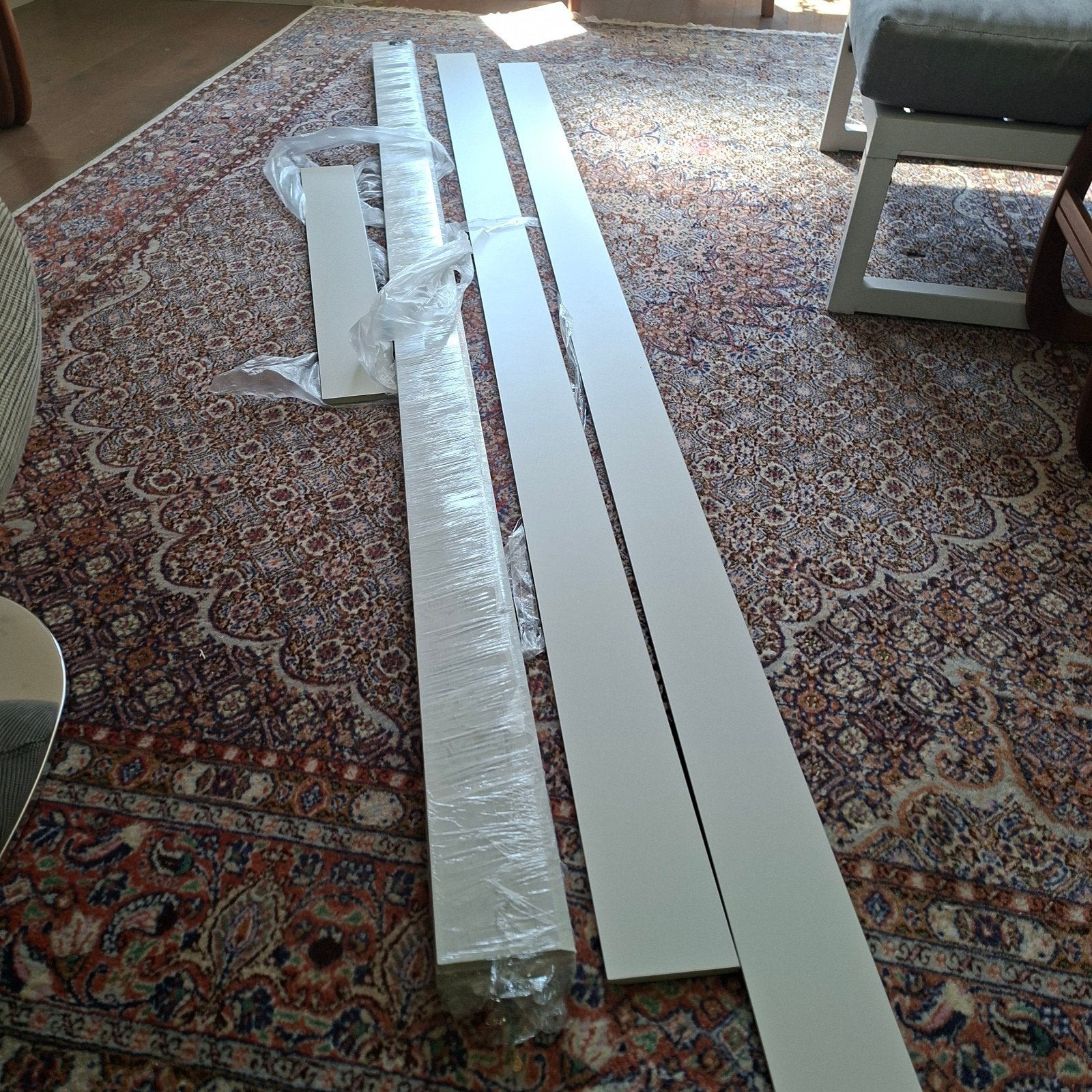 Plinten - Gladde plint MDF v313 - 9x100mm RAL9010 BIO, Ophalen, Nieuw, Mdf, 200 tot 250 cm