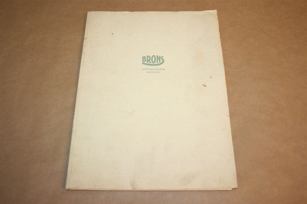 Zeldzame reclamemap/ catalogus Brons Motoren - Ca 1960 !!, Ophalen of Verzenden, Zo goed als nieuw
