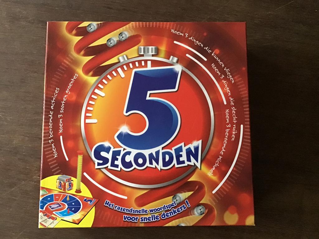 5 seconden, Hobby en Vrije tijd, Vijf spelers of meer, Ophalen of Verzenden, Zo goed als nieuw