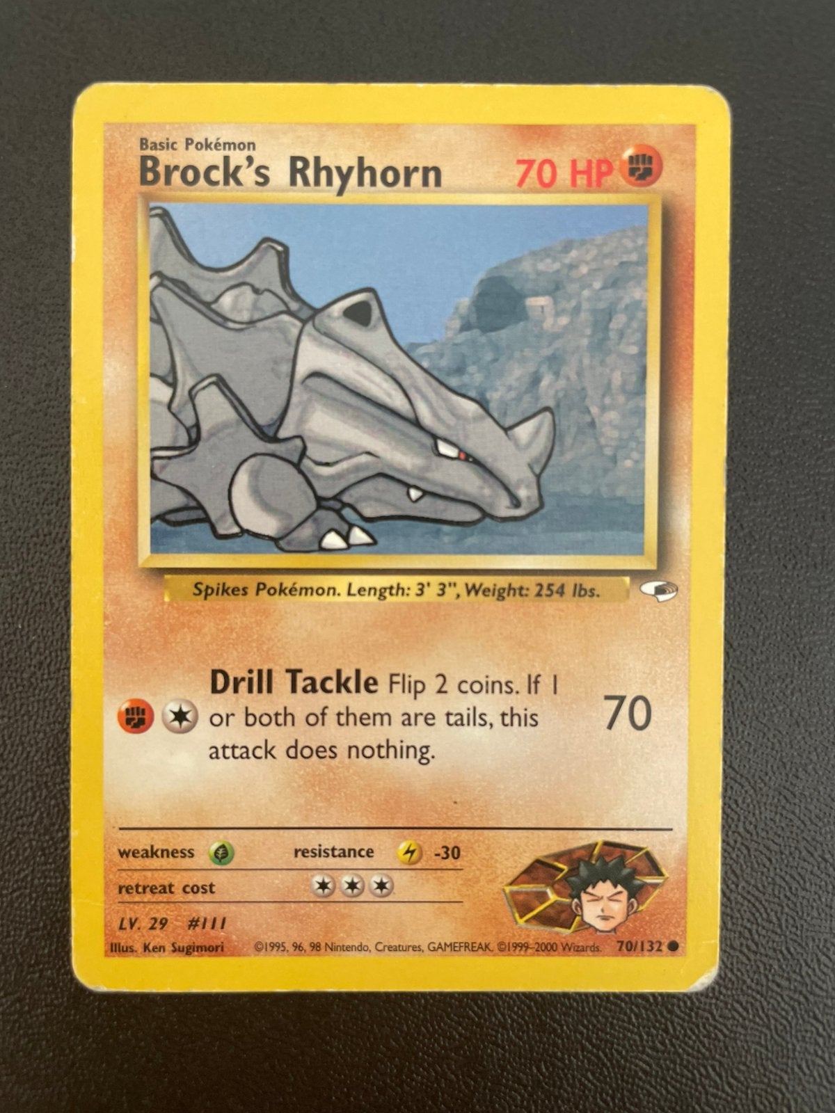 Brock’s Rhyhorn 70/132 Gym Heroes, Ophalen of Verzenden, Zo goed als nieuw