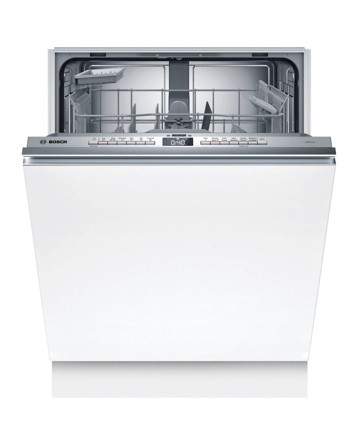 Bosch Serie | 4 Inbouw Vaatwasser SMV4HAX40N/24, Ophalen, 60 cm of meer, Eco programma, Minder dan 10 liter