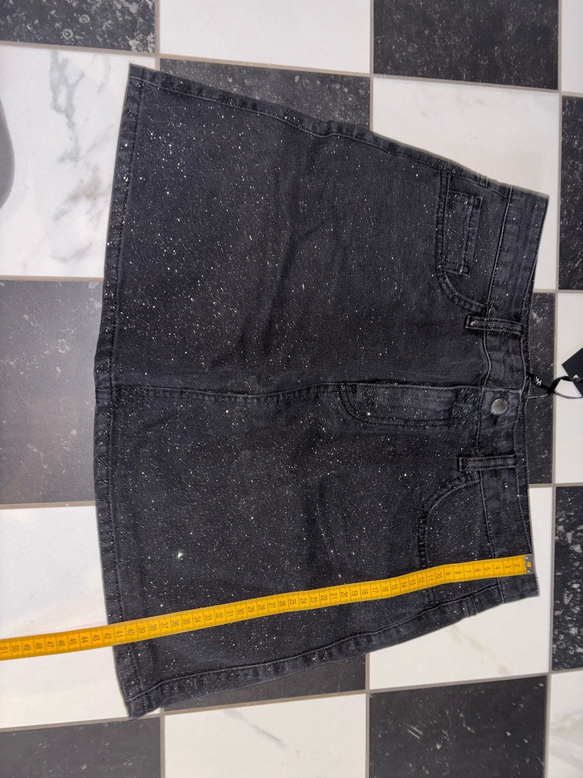 Nieuw Most Wanted spijkerrokje met glitters - Maat L, Kleding | Dames, Rokken, Maat 38/40 (M), Zwart, Nieuw, Ophalen of Verzenden