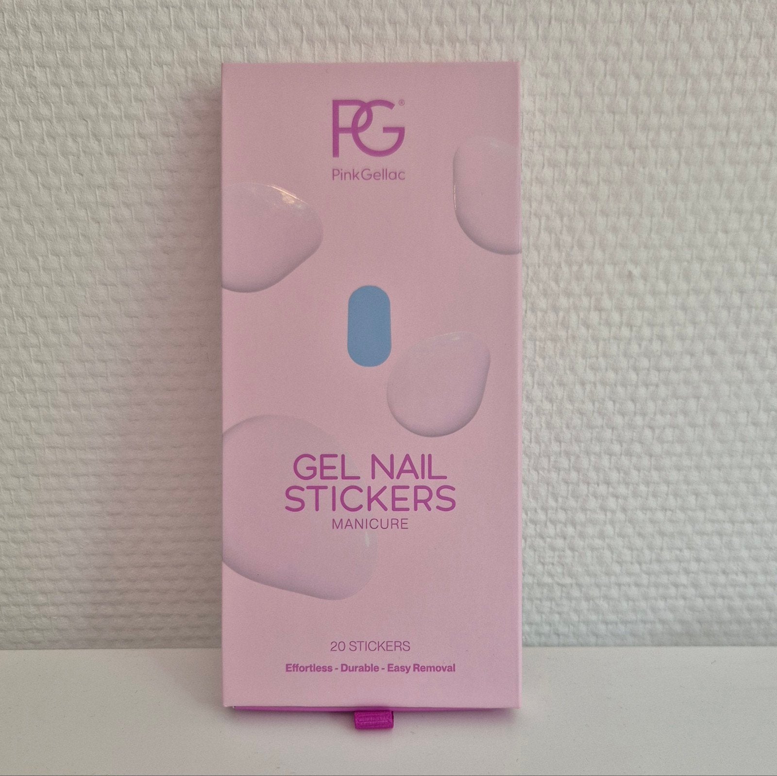 Pink Gellac Gel Nail Stickers - 060 Ice Blue NIEUW!!, Ophalen of Verzenden, Nieuw, Blauw, Handen en Nagels