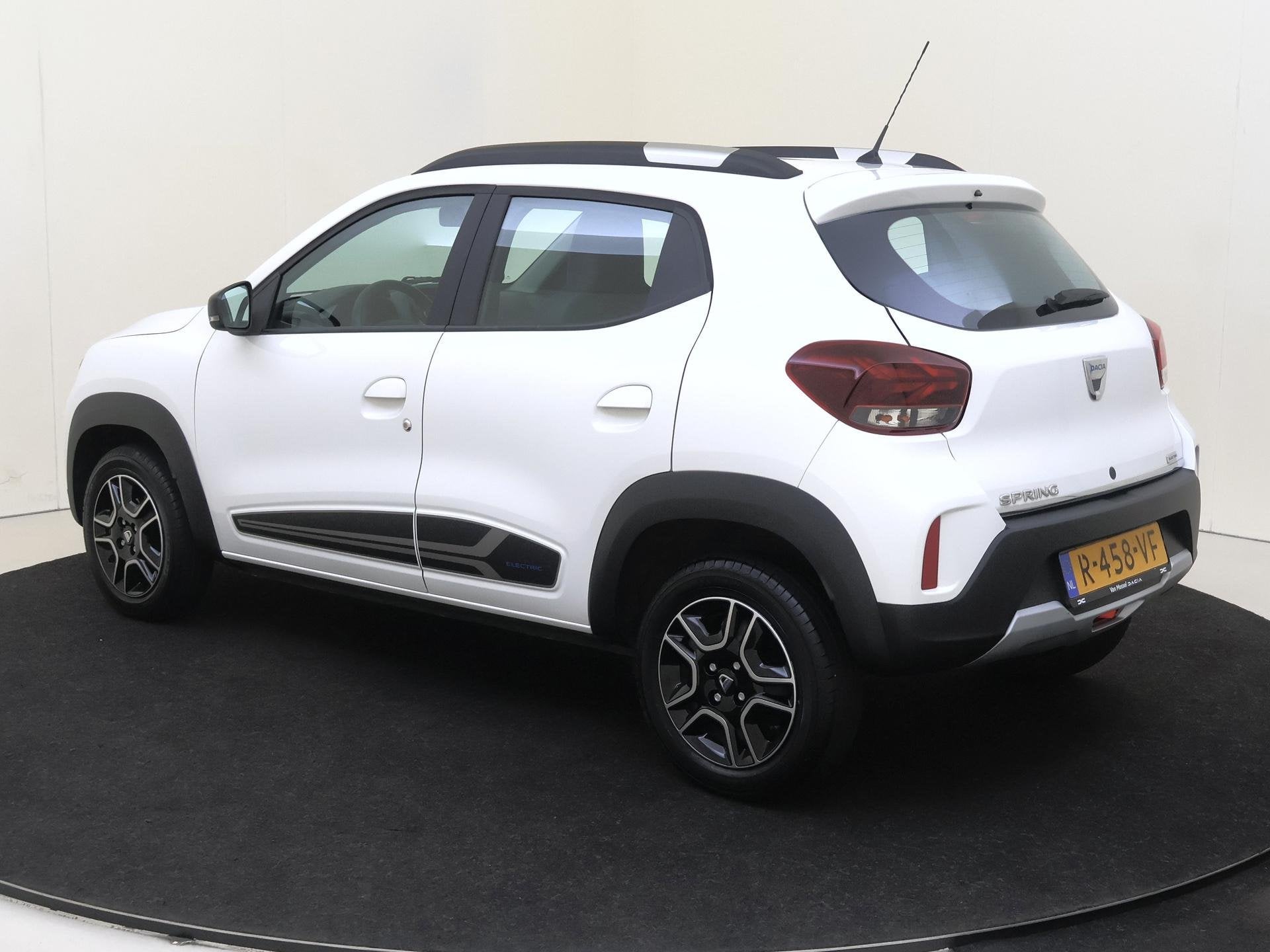 Dacia Spring Comfort 27 kWh | Airco, Gebruikt, Leder en Stof, Wit, Te koop