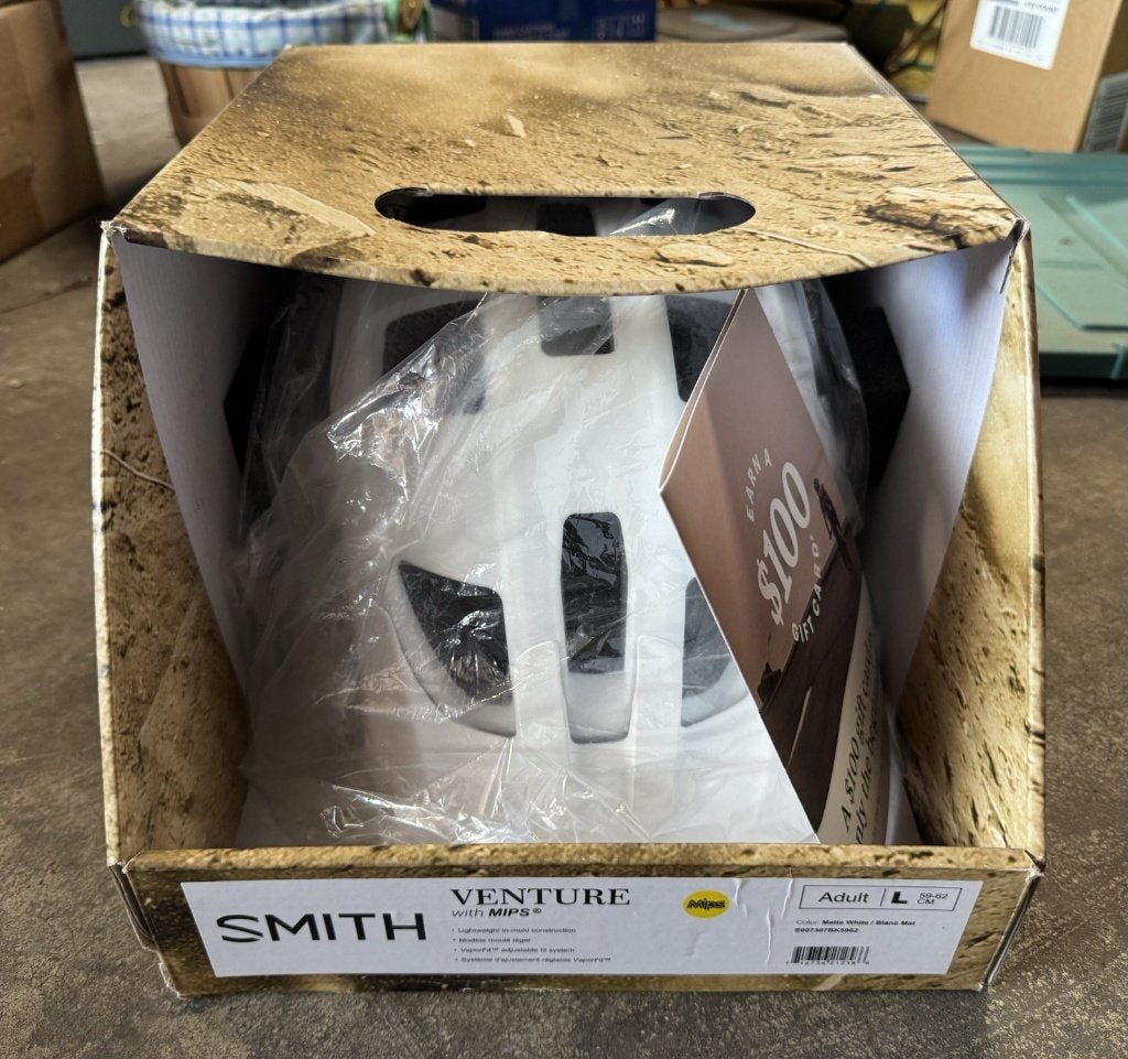 Smith Venture Bicycle Bike Helmet, MatteWhite, Size Large, 57 tot 61 cm, Ophalen of Verzenden, Overige merken