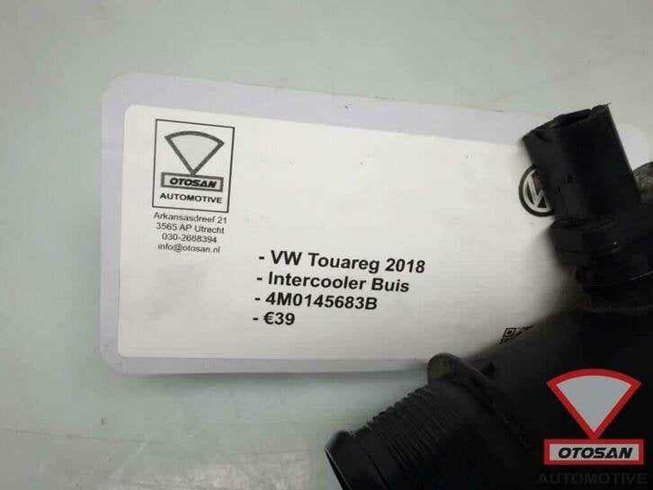 vw touareg 2018 vag intercooler buis 4m0145683b, Auto-onderdelen, Gebruikt, Volkswagen, Volkswagen AG, Berliner Ring 2
38440  Wolfsburg, DE