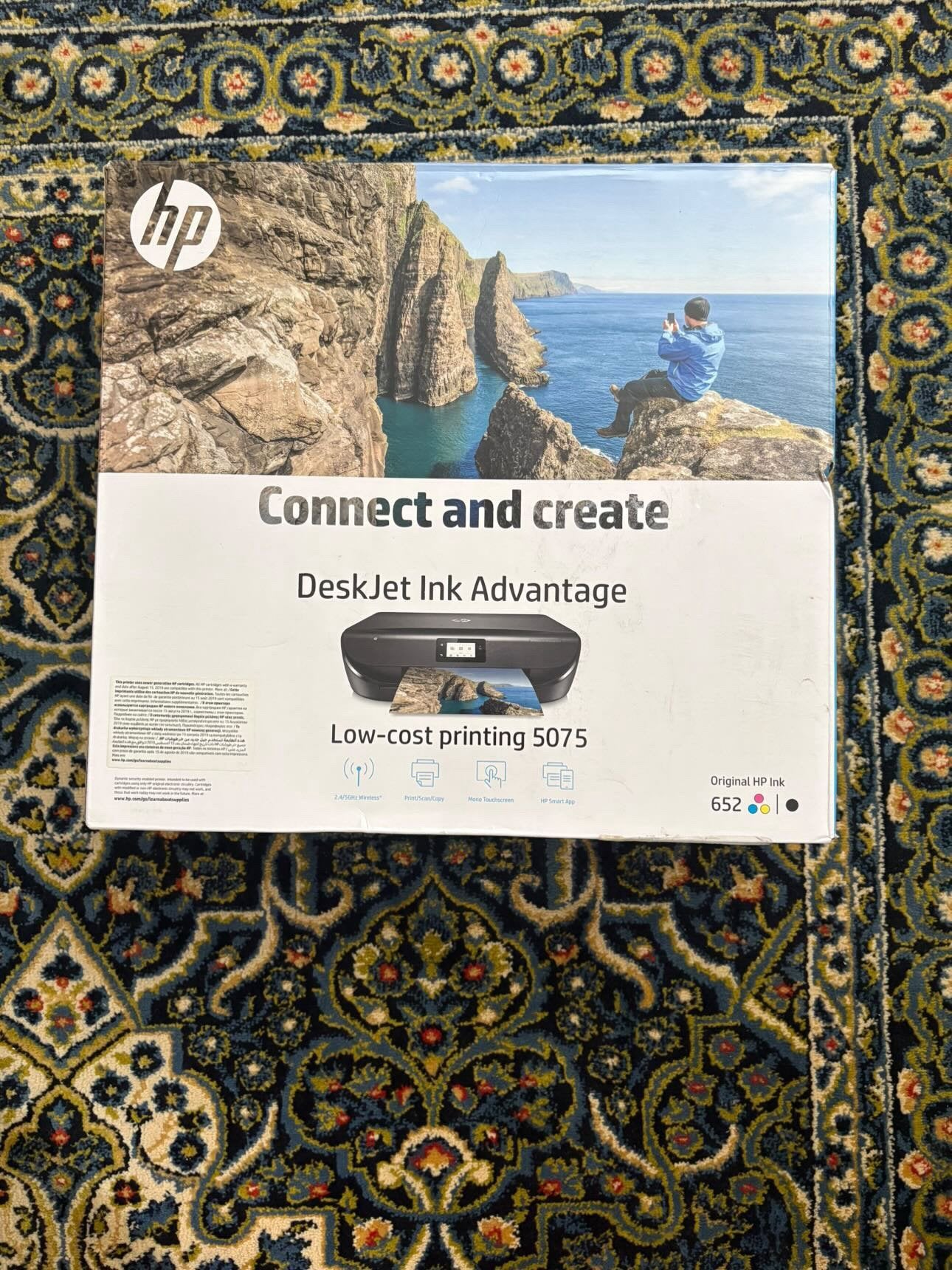 HP DeskJet Ink Advantage 5075 All-in-One Printer, Computers en Software, Printers, Ophalen, Inkjetprinter, All-in-one, Kleur printen
