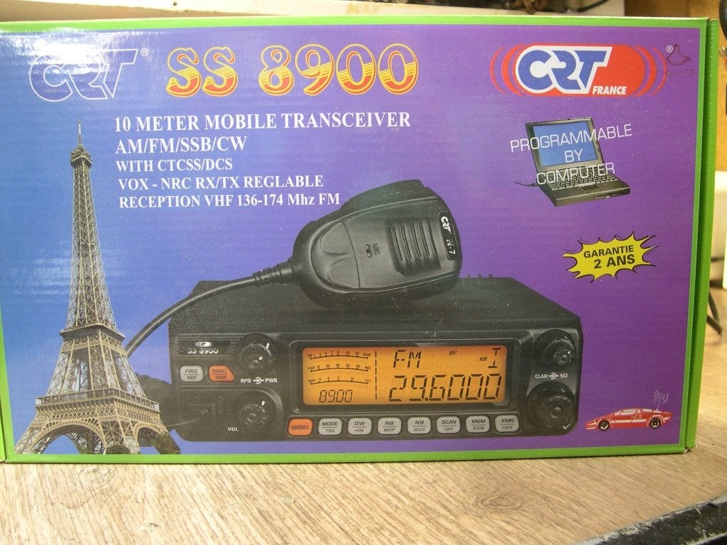 crt ss8900, Ophalen of Verzenden, Zo goed als nieuw, Zender en Ontvanger