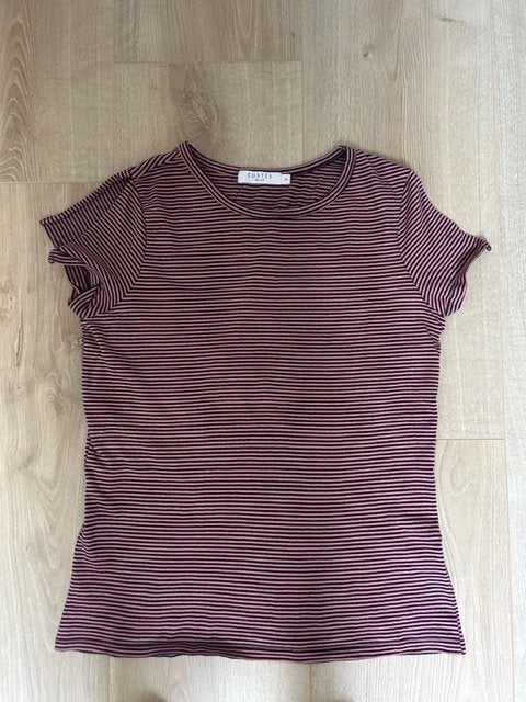 Costes t-shirt fijn gestreept (maat M), Kleding | Dames, T-shirts, Maat 38/40 (M), Blauw, Nieuw, Ophalen of Verzenden