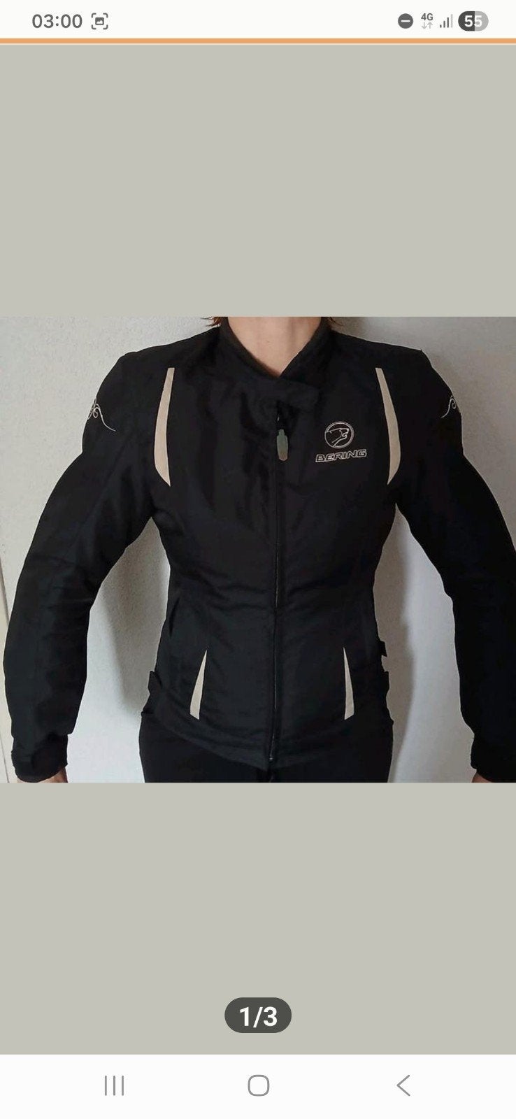bering motorjas vrouwen, Motoren, Kleding | Motorkleding, Ophalen of Verzenden, Tweedehands, Dames, Jas | textiel