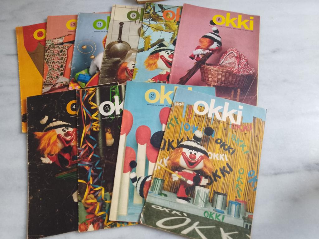 Okki 1978 en 1979 kinderbladen tijdschrijften, Meerdere stripboeken, Ophalen of Verzenden, Gelezen