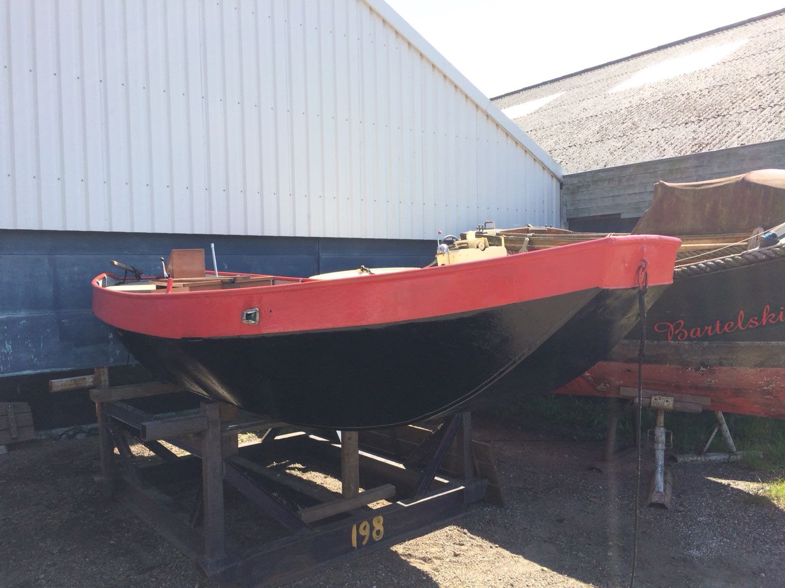 Grachtenboot, 6m, leuk project voor Amsterdam, Gebruikt, Staal, Binnenboordmotor, 1.80 meter