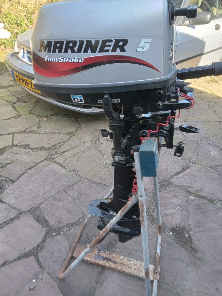 Mariner buitenboordmotor 5 pk 4takt  kortstaart, Watersport en Boten, Ophalen, Gebruikt, 5 tot 10 pk, Viertaktmotor