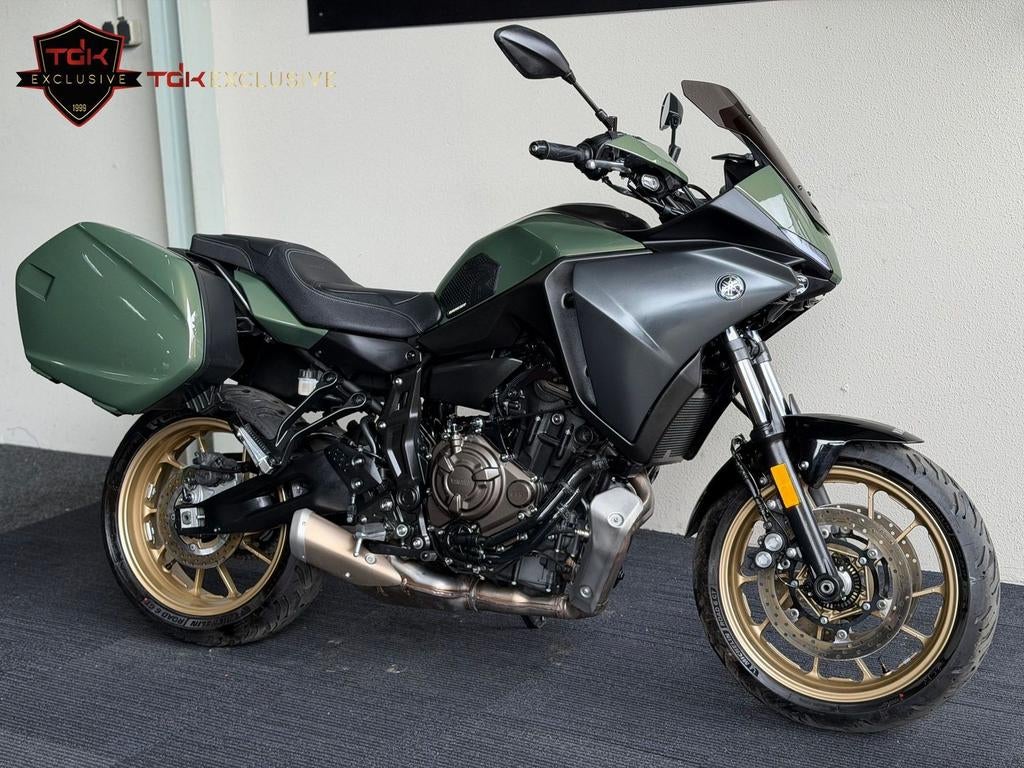YAMAHA TRACER 7 GT ABS 35KW A2 ARMY GREEN MT07 TRACER 700, 2 cilinders, Bedrijf, Toermotor, Minimaal motorrijbewijs A2
