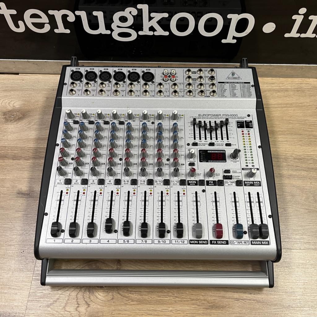 Behringer PMX1000 12 kanaals Mixer | Zeer Nette Staat, Behringer, Zo goed als nieuw, Support@behringer.com, Behringer (Music Tribe)
Musikhausstraße 1
94060 Pocking
Germany