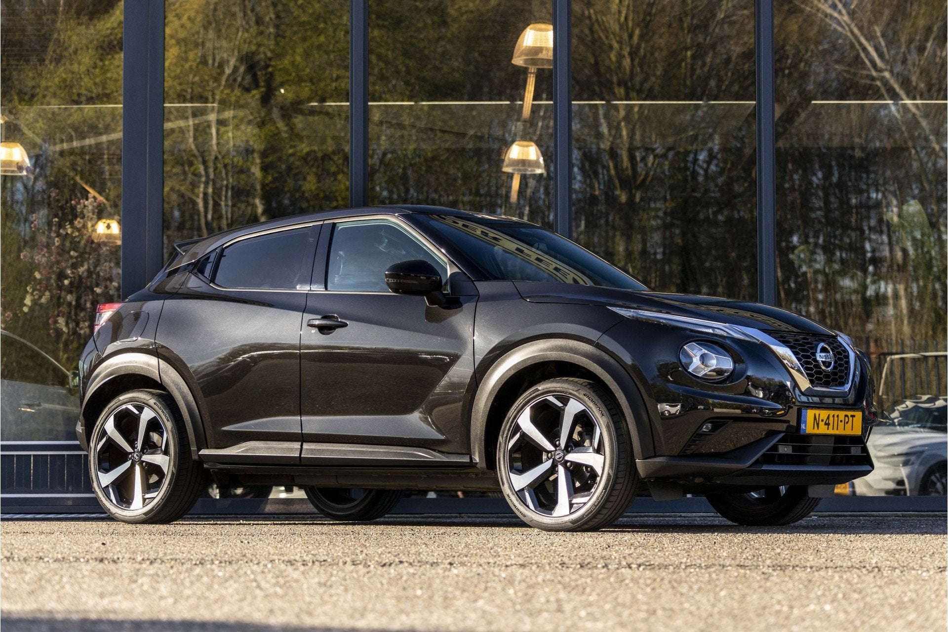 Nissan Juke 1.0 DIG-T N-Design Bose | Trekhaak afneembaar |, Euro 6, Zwart, Leder, Bedrijf