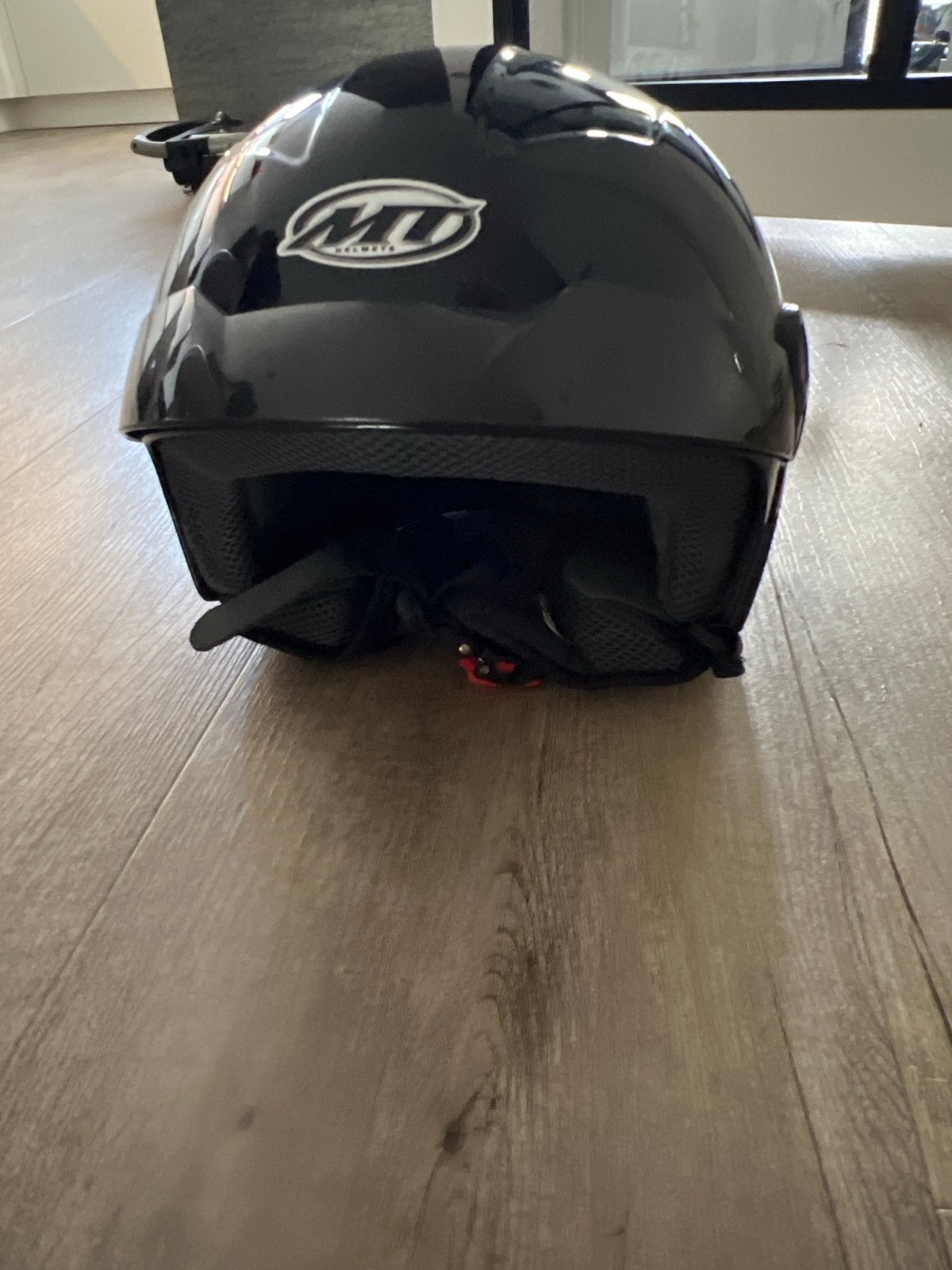 Zwarte MT Helmets scooterhelm - Maat S, Ophalen of Verzenden, Gebruikt, Medium