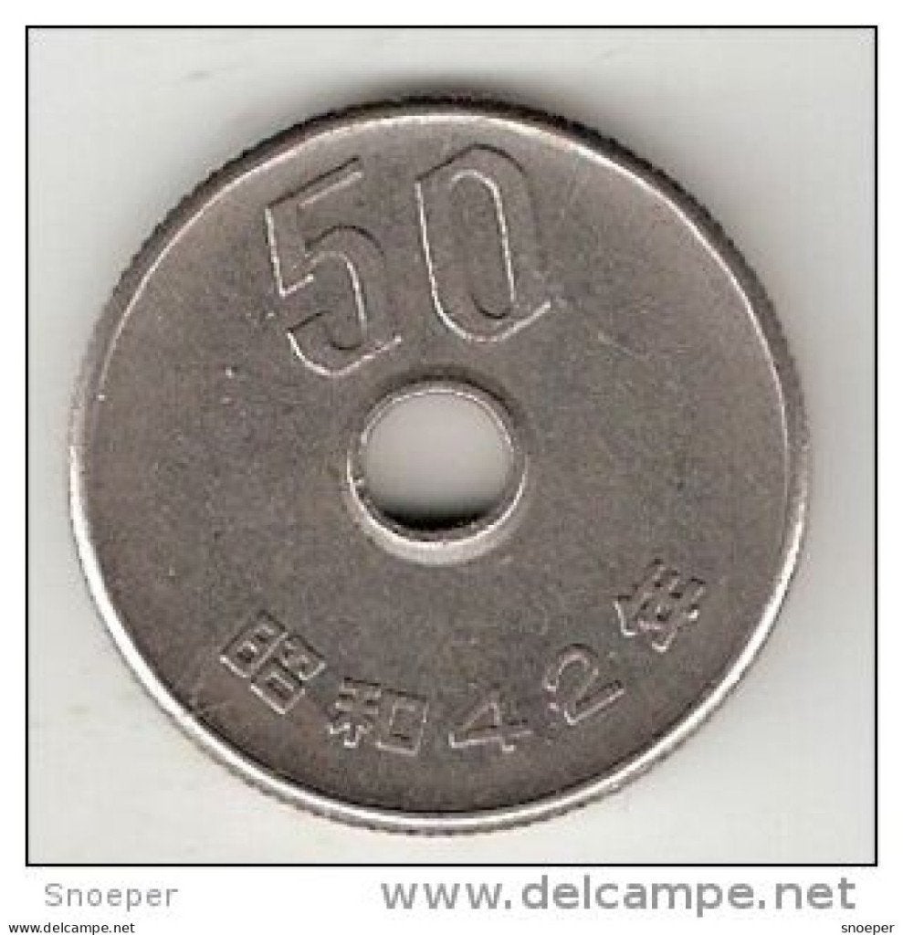 *japan 50 yen yr 45 = 1970 km 81 unc, Ophalen of Verzenden, Midden-Oosten, Losse munt