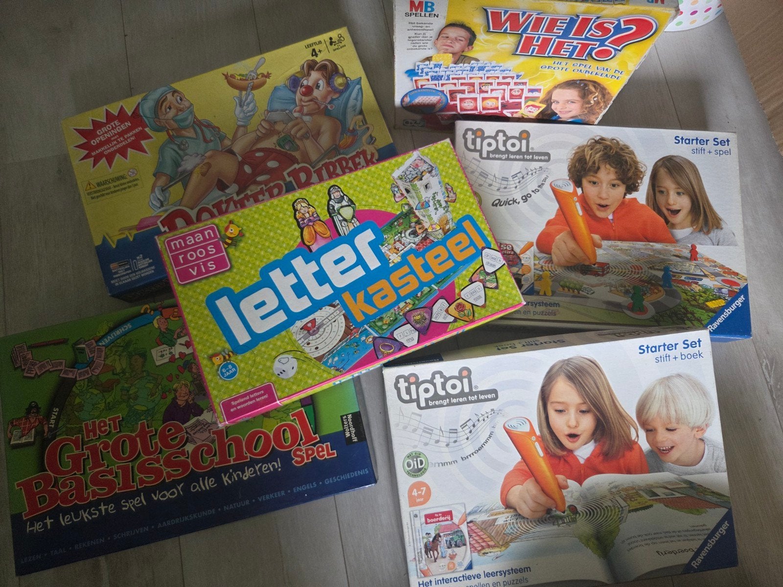 Gezelschapsspellen / Bordspellen (voor kinderen), Hobby en Vrije tijd, Ophalen of Verzenden