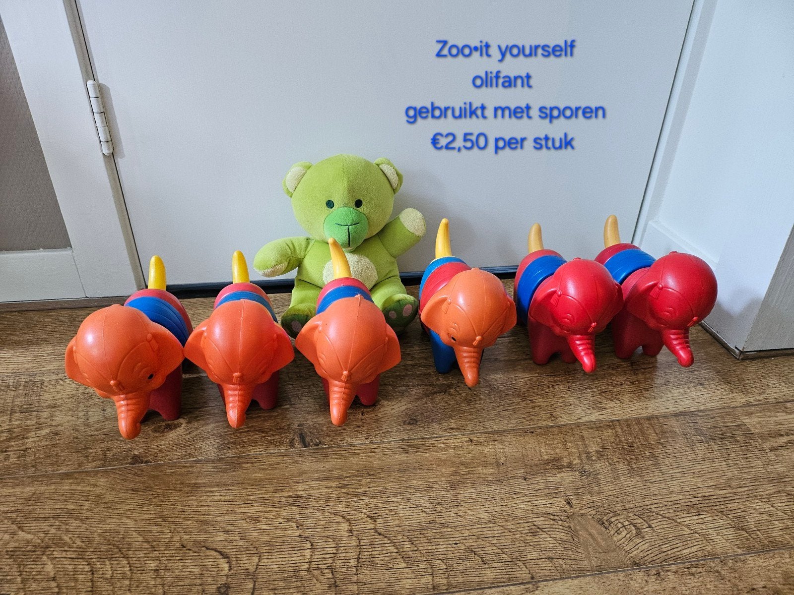 Tupperware tuppertoys Olifant  Zoo•it yourself, Gebruikt, Overige kleuren, Overige typen, Ophalen of Verzenden