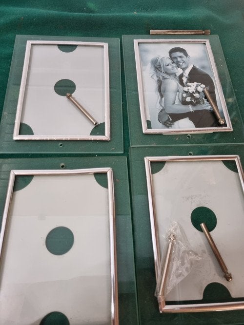fotolijsten van glas 6 stuks, Ophalen of Verzenden, 'T Olde Gre-j, Info@toldegrej.nl, Endepoelstraat 20f Didam