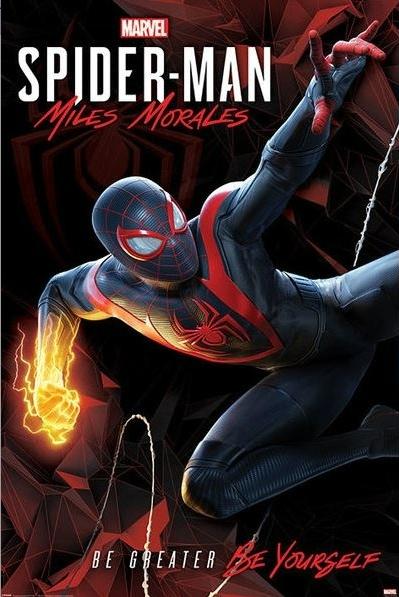 Spiderman Maxi Poster - Miles Morales - Muurposter, Verzamelen, Posters, Rechthoekig Staand, Nieuw, Ophalen of Verzenden, A1 t/m A3
