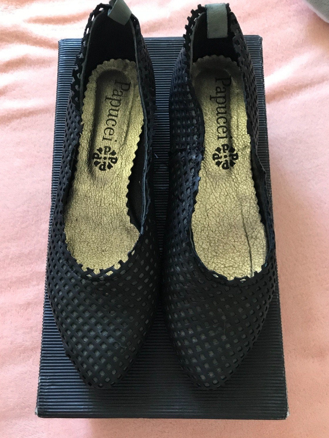 Nieuwe Zwart-Blauw Leren Handgemaakte Schoenen van Papucei, Kleding | Dames, Schoenen, Nieuw, Ophalen of Verzenden, Papucei, Instappers