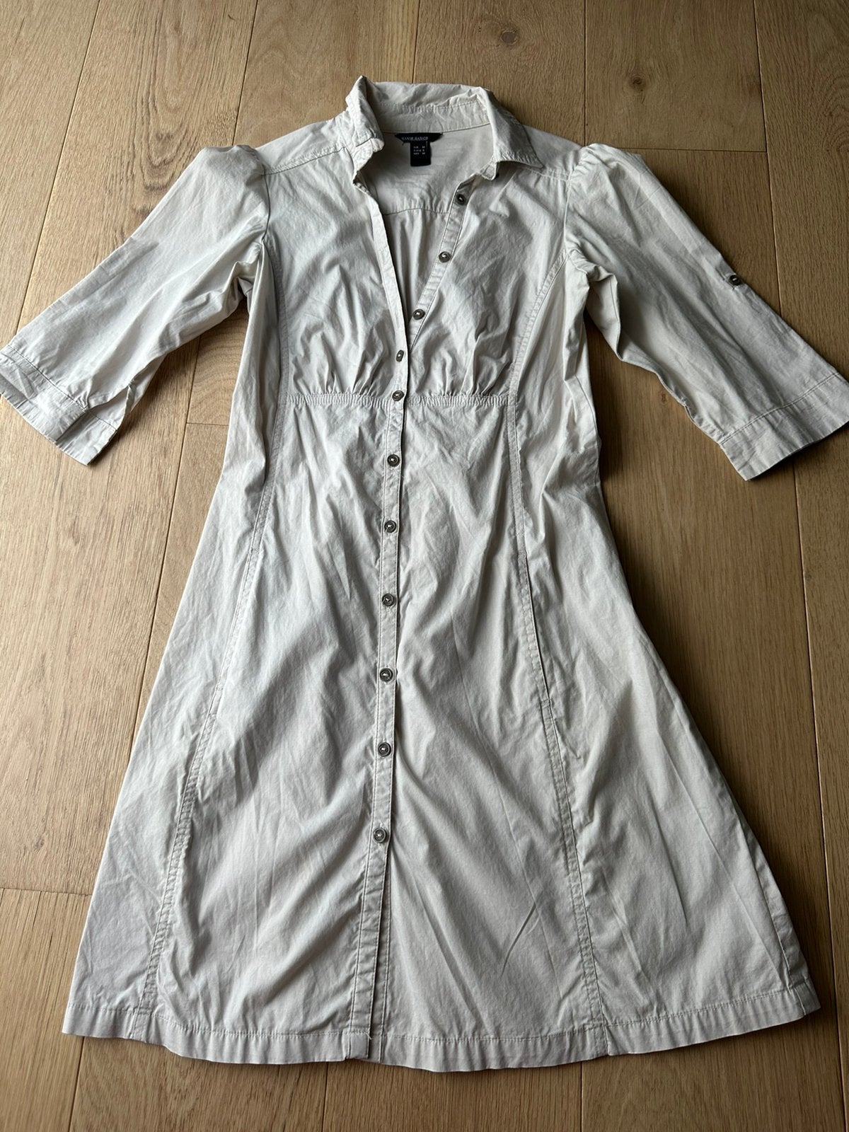 Mango beige jurk M, Kleding | Dames, Maat 38/40 (M), Beige, Ophalen of Verzenden, Gedragen