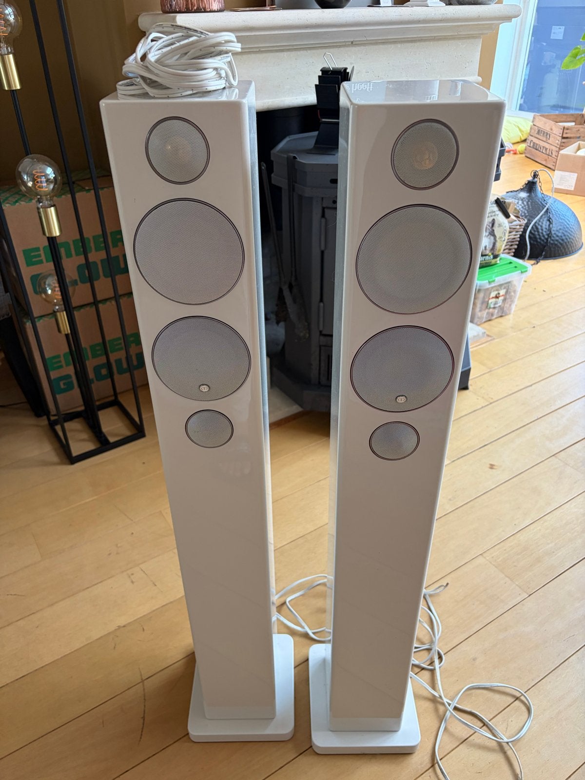 Monitor Audio Radius 270HD Vloerstaande Luidsprekers Wit, Audio, Tv en Foto, Luidsprekers, Vloerstaande luidspreker, Gebruikt