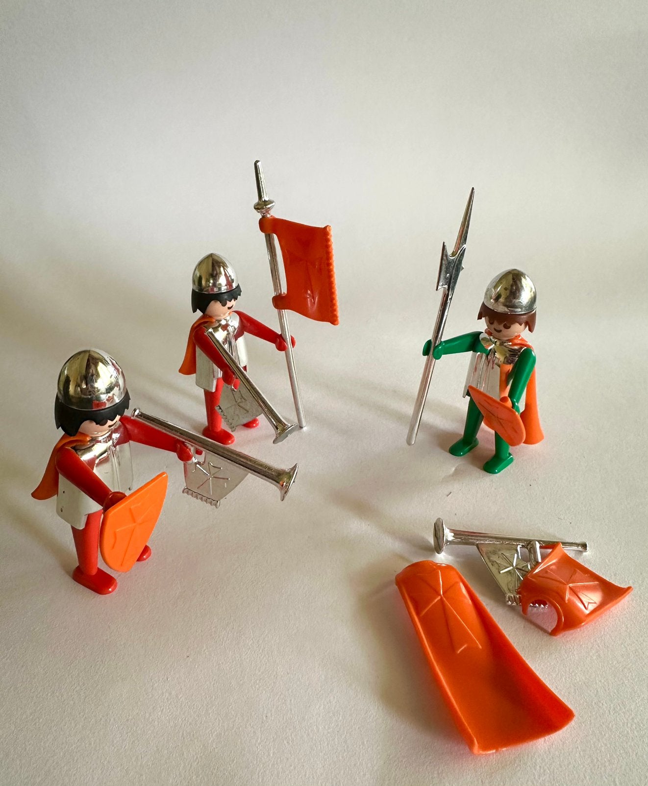 Vintage Playmobil 3373 Ridders – met extra capes, Kinderen en Baby's, Speelgoed | Playmobil, Gebruikt, Overige typen, Knights