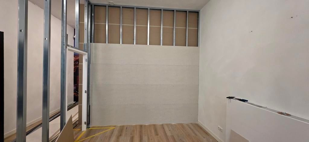 Gips montage and aluminium profile