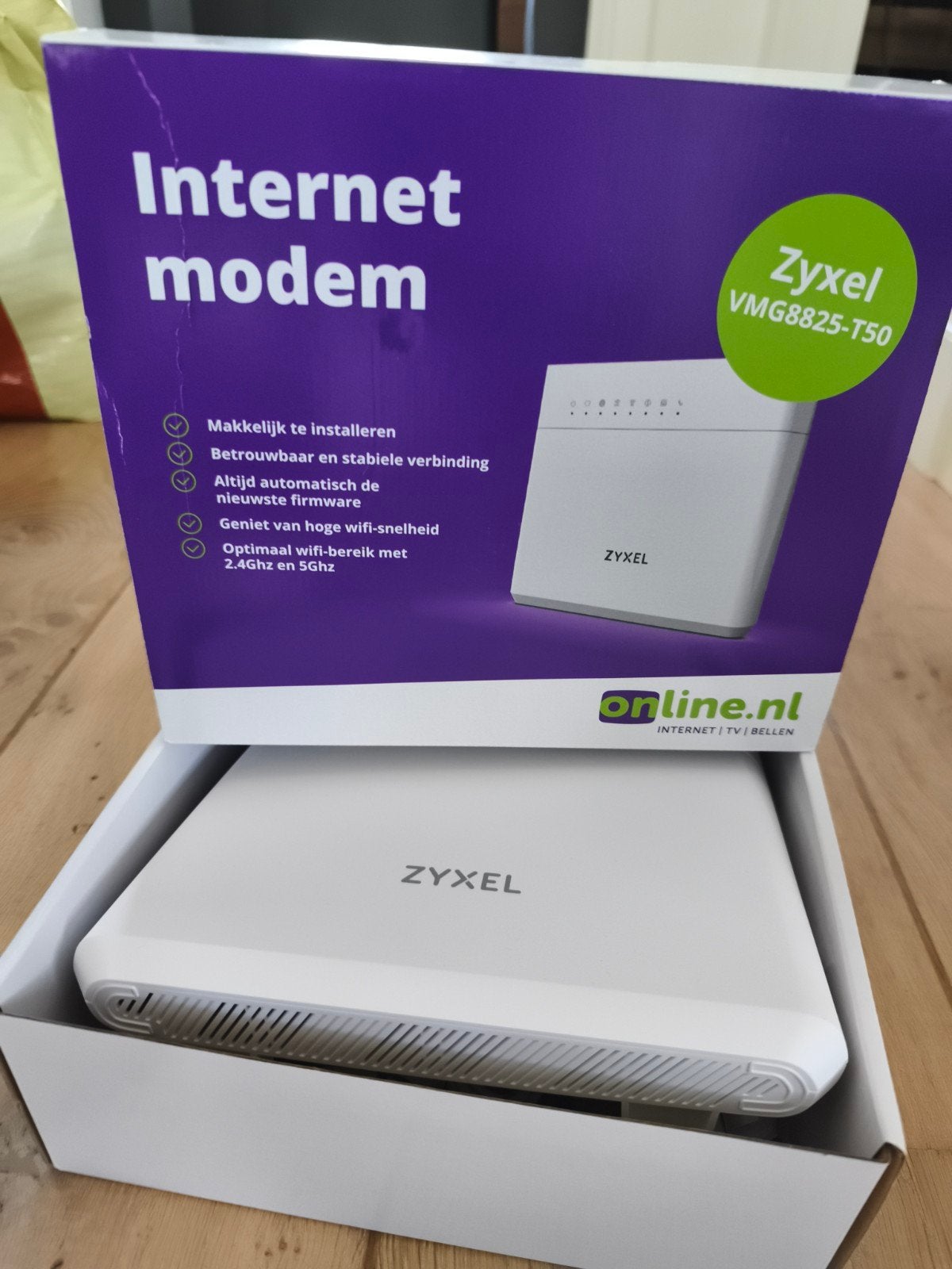 Zyxel VMG8825-T50 Internet Modem Router, Ophalen of Verzenden, Nieuw, Router met modem, Zyxel