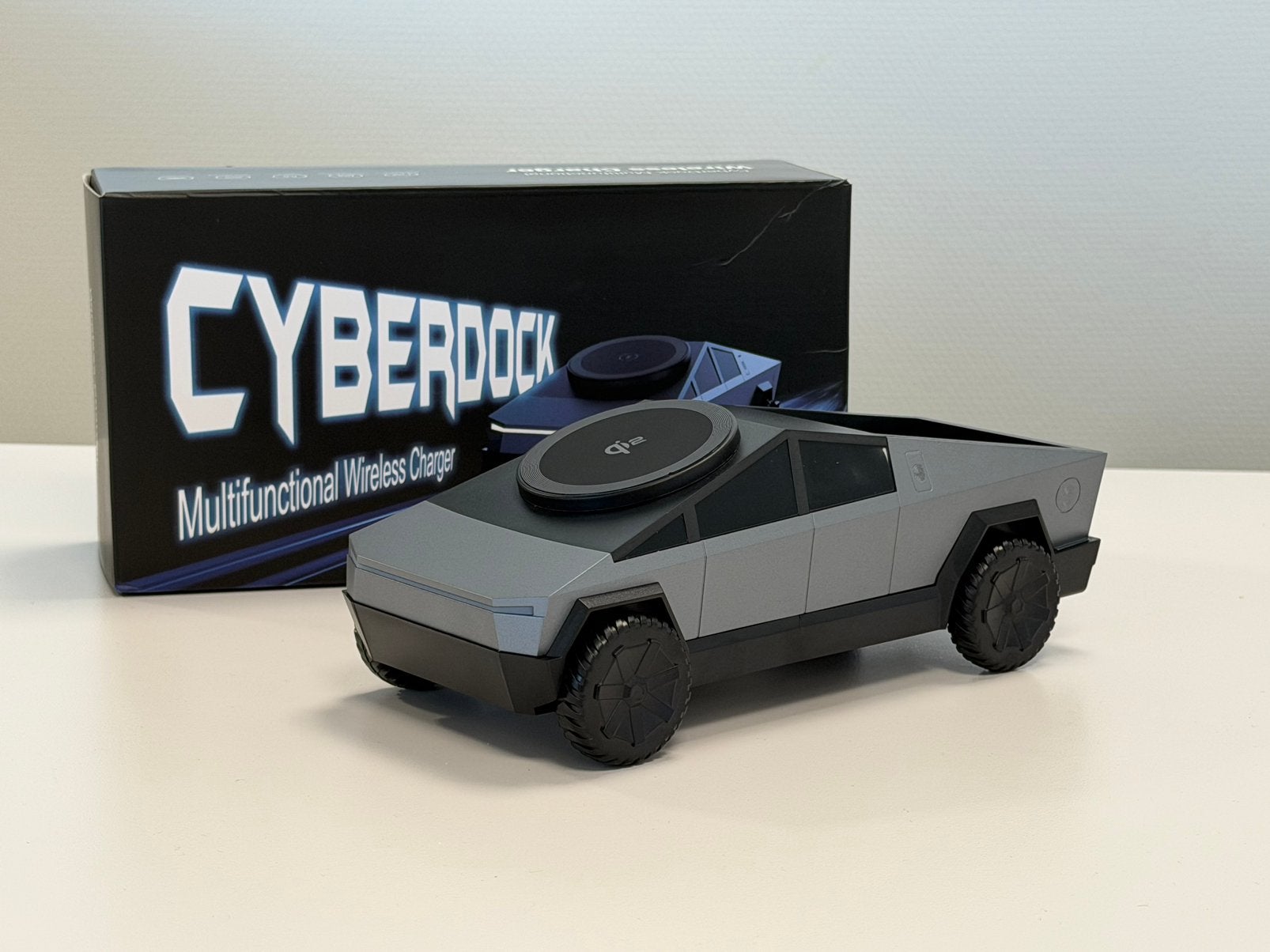 Cybertruck 3-in-1 draadloos – iPhone, Apple Watch & AirPods, USB-C, Draadloze oplader, Verzenden, Nieuw