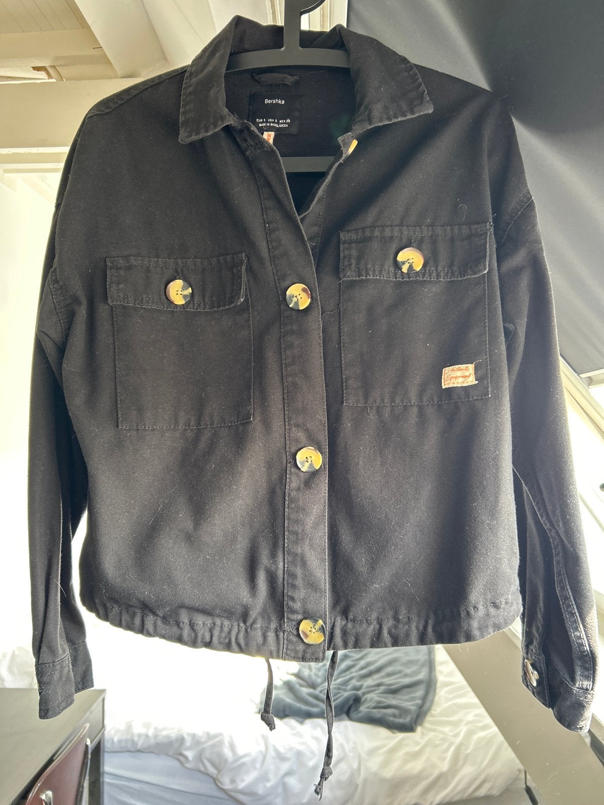 Zwart zomerjasje van Bershka, maat S, Kleding | Dames, Ophalen of Verzenden, Gedragen, Maat 36 (S), Zwart