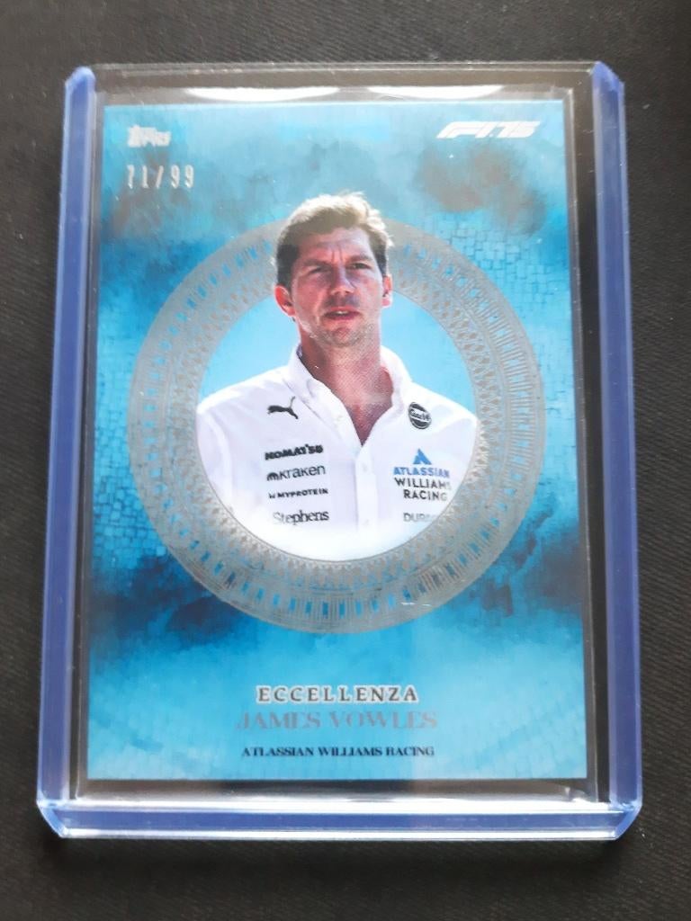 James Vowles Topps Eccellenza F1 2025 Parallel kaart /99, Ophalen of Verzenden, Nieuw, Plaatje