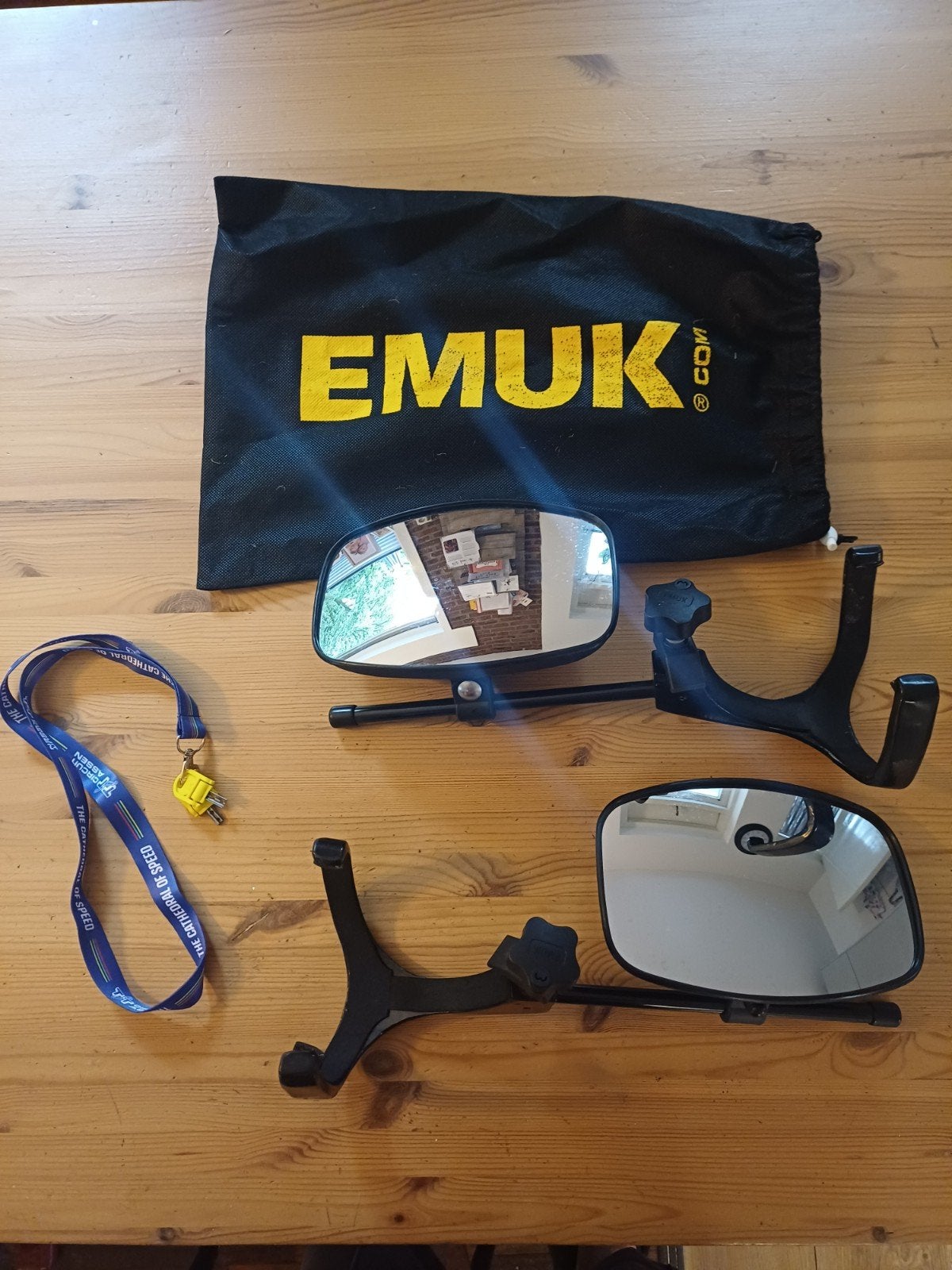 Emuk caravan spiegels groot VW Touran, Ophalen, Gebruikt, Volkswagen