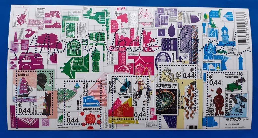 Mooi Nederland 2009 - Verzamelvel NVPH 2651, Postzegels en Munten, Postzegels | Nederland, Verzenden, Na 1940, Postfris