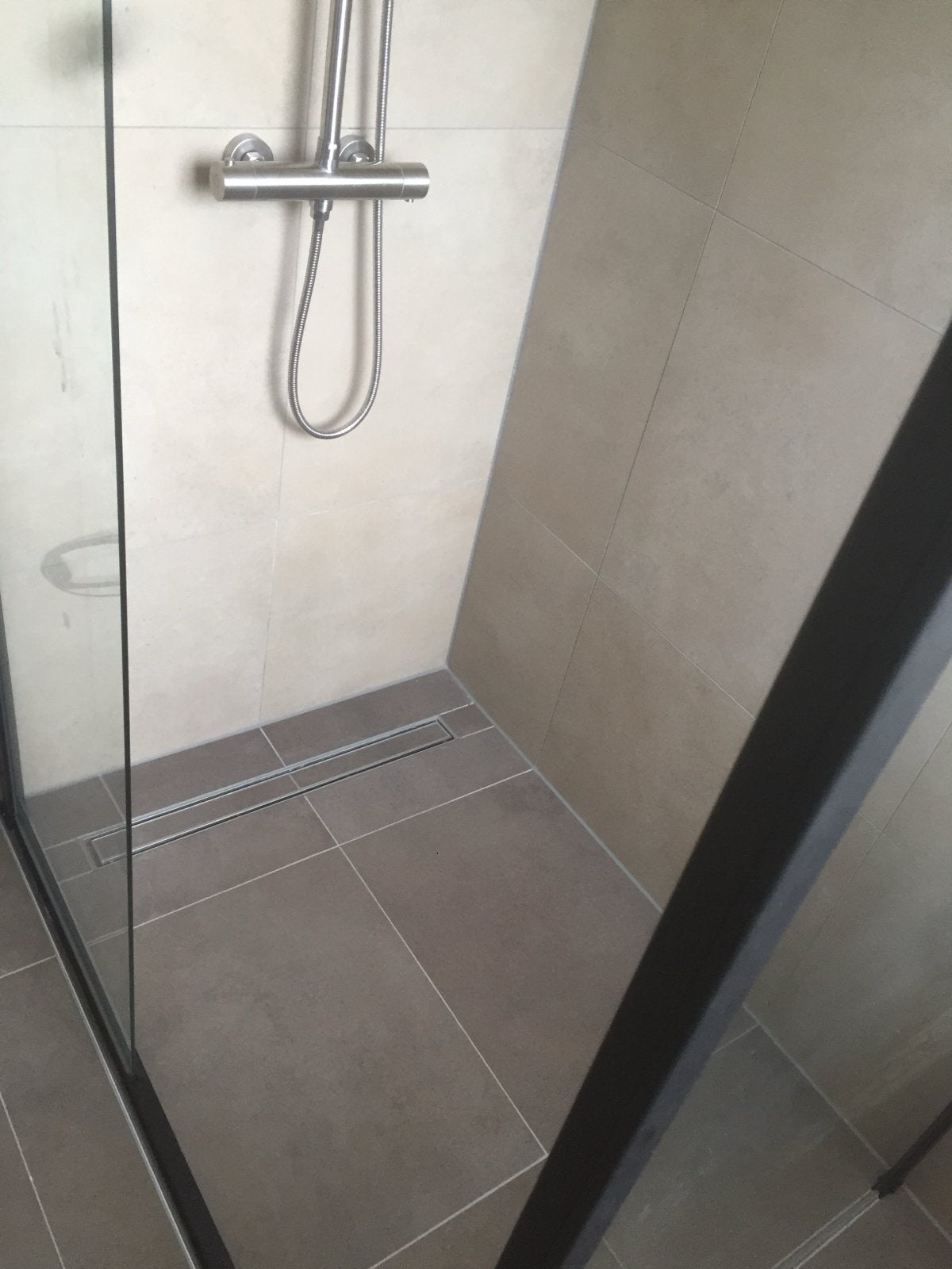 Sealskin Contour Douchecabine mat zwart  90x120x200, Doe-het-zelf en Verbouw, Sanitair, Ophalen, Nieuw, Glas, Douche