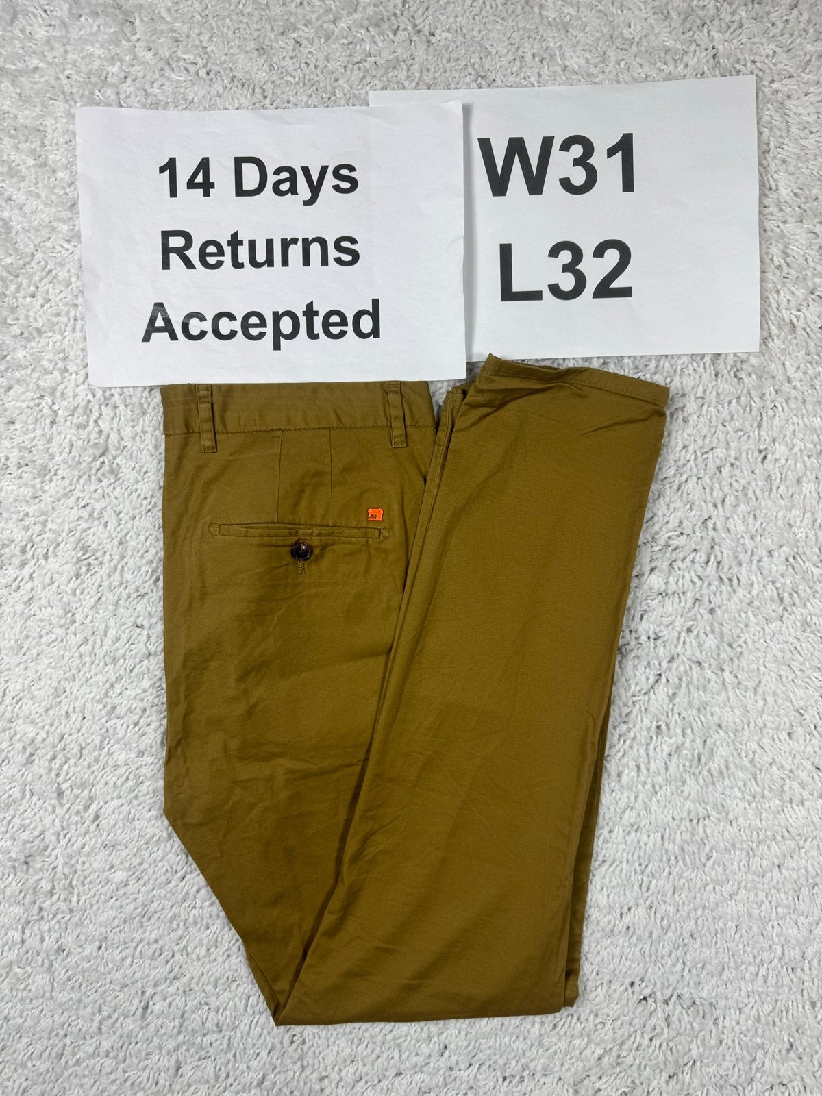Scotch & Soda Mott Chino Slim Mustard Yellow W31 L32 / 2978, G, G, Maat 48/50 (M), Ophalen of Verzenden