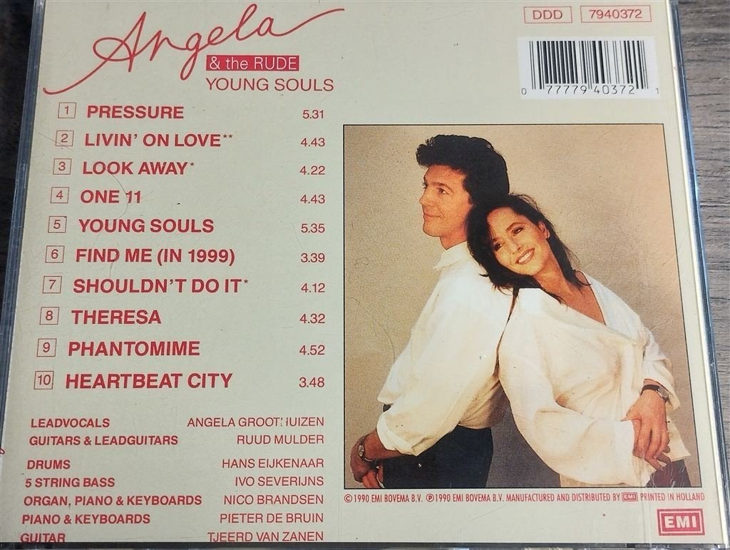 Angela & The Rude ‎- Young Souls, Ophalen of Verzenden, Zo goed als nieuw, Poprock